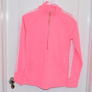 XS Lilly Pulitzer Skipper Popover 3/4 zip sweater